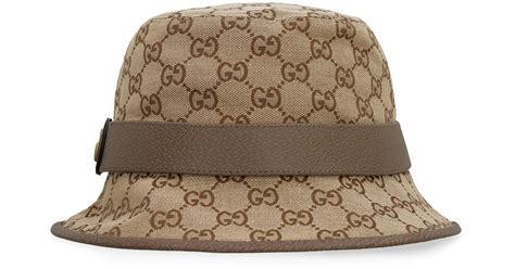 bonnet gucci blanc|authentic gucci bucket hat.